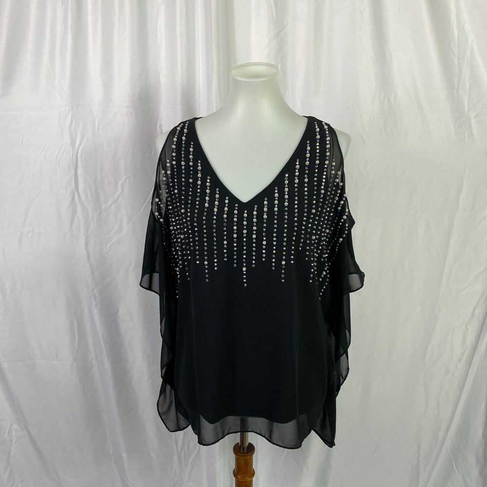 Beautiful Black Cocktail Top